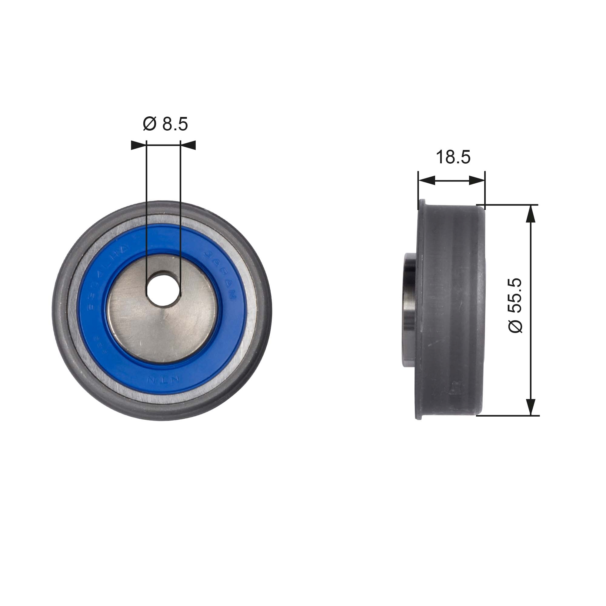 Spanrol distributieriem Gates T41038