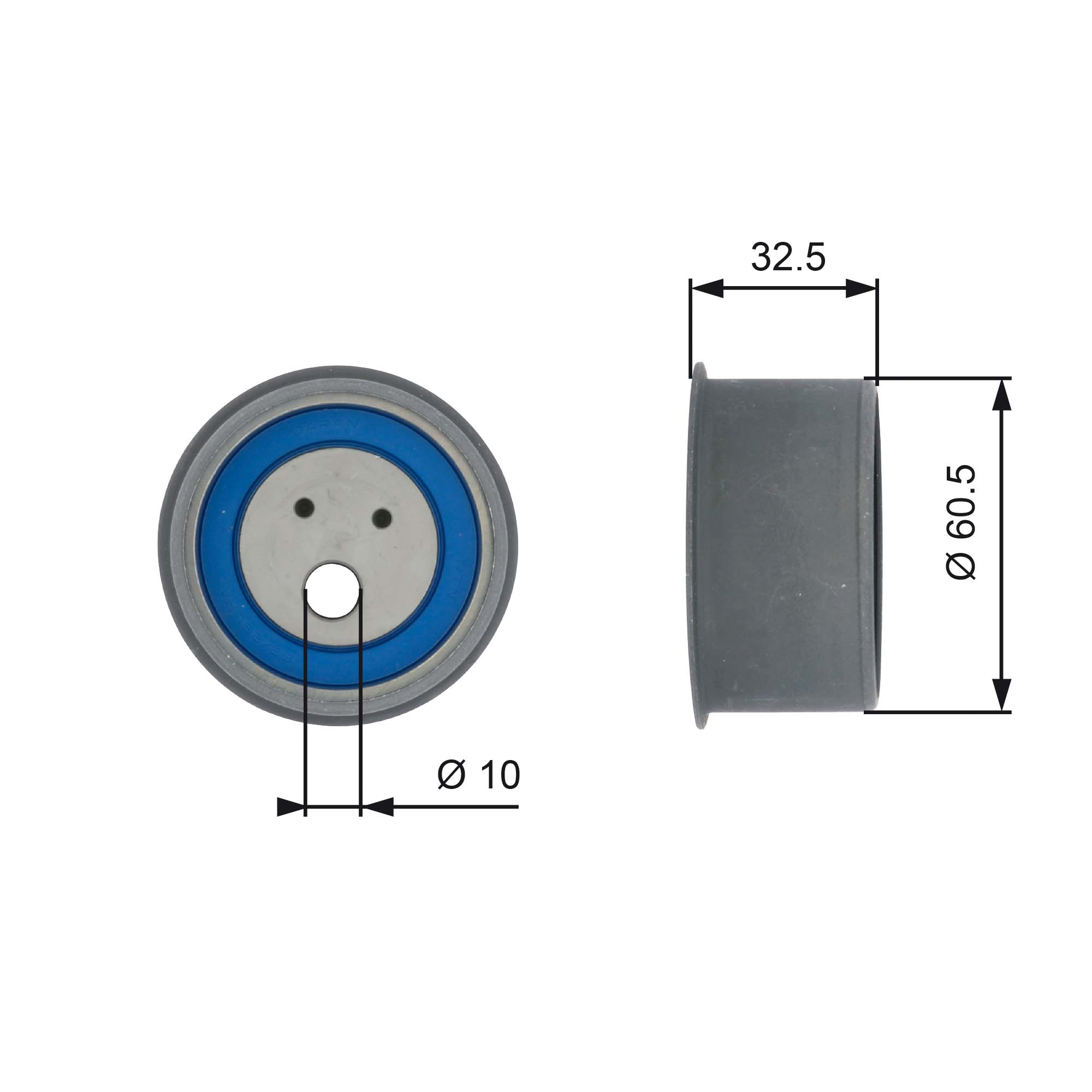 Spanrol distributieriem Gates T41054