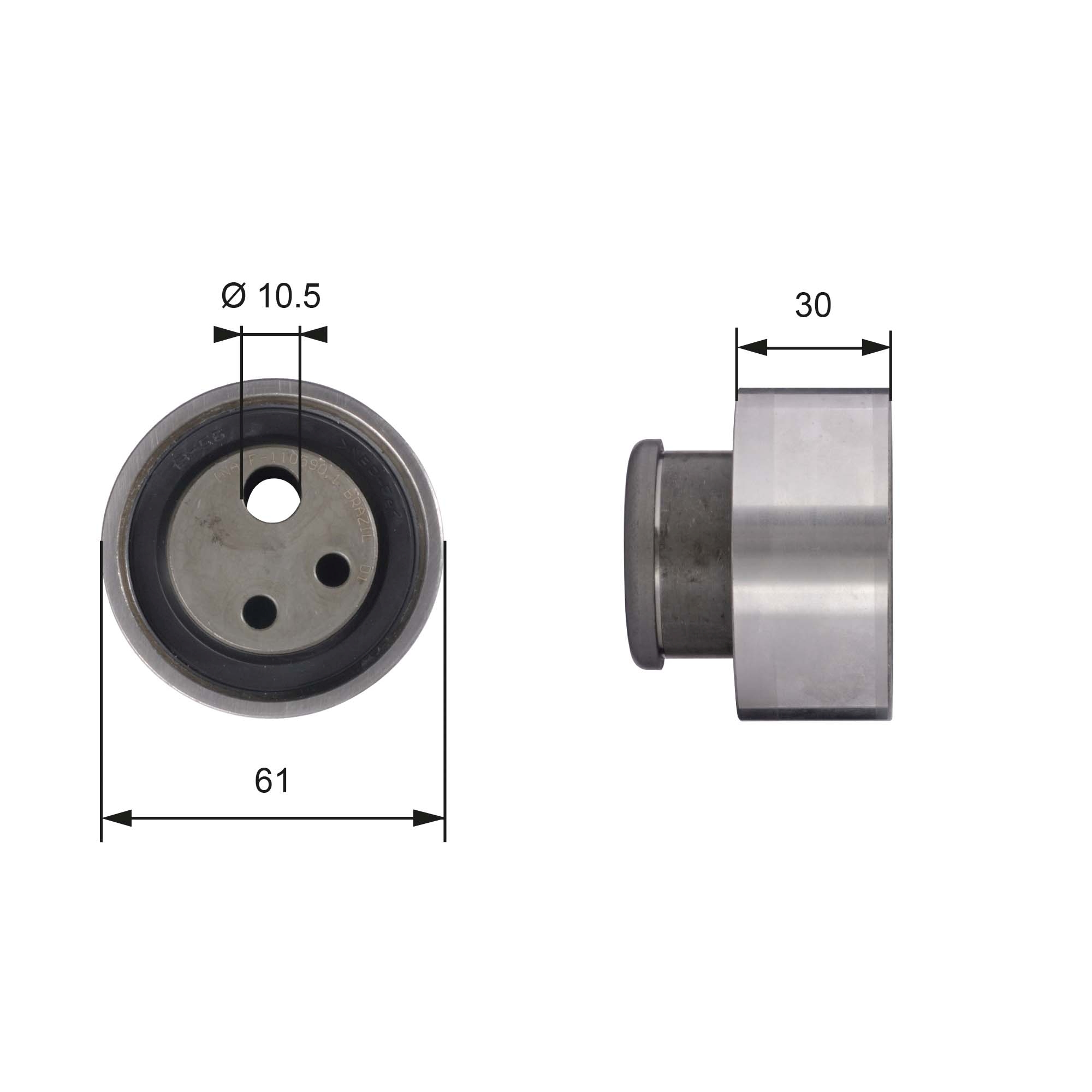 Spanrol distributieriem Gates T41118