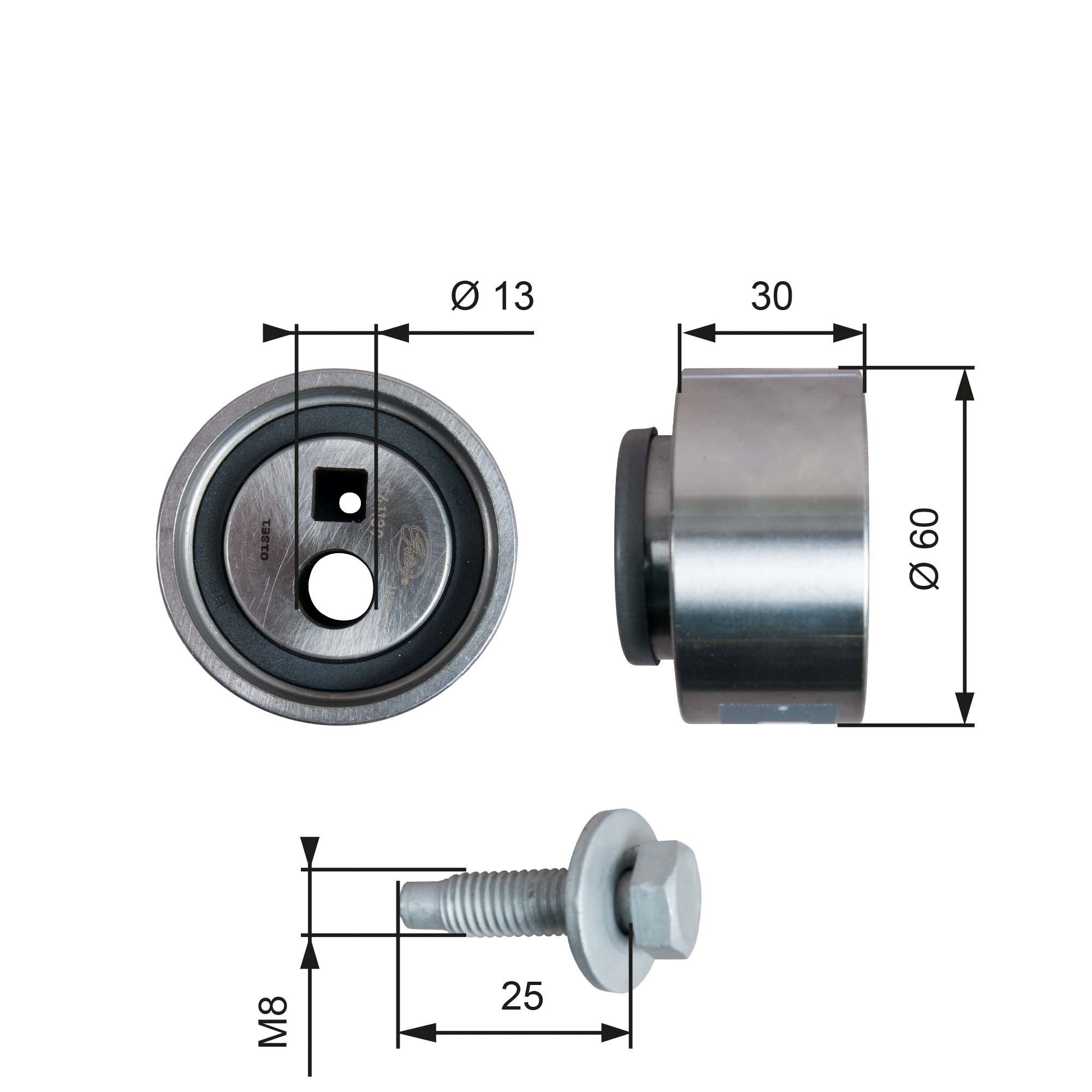 Spanrol distributieriem Gates T41139