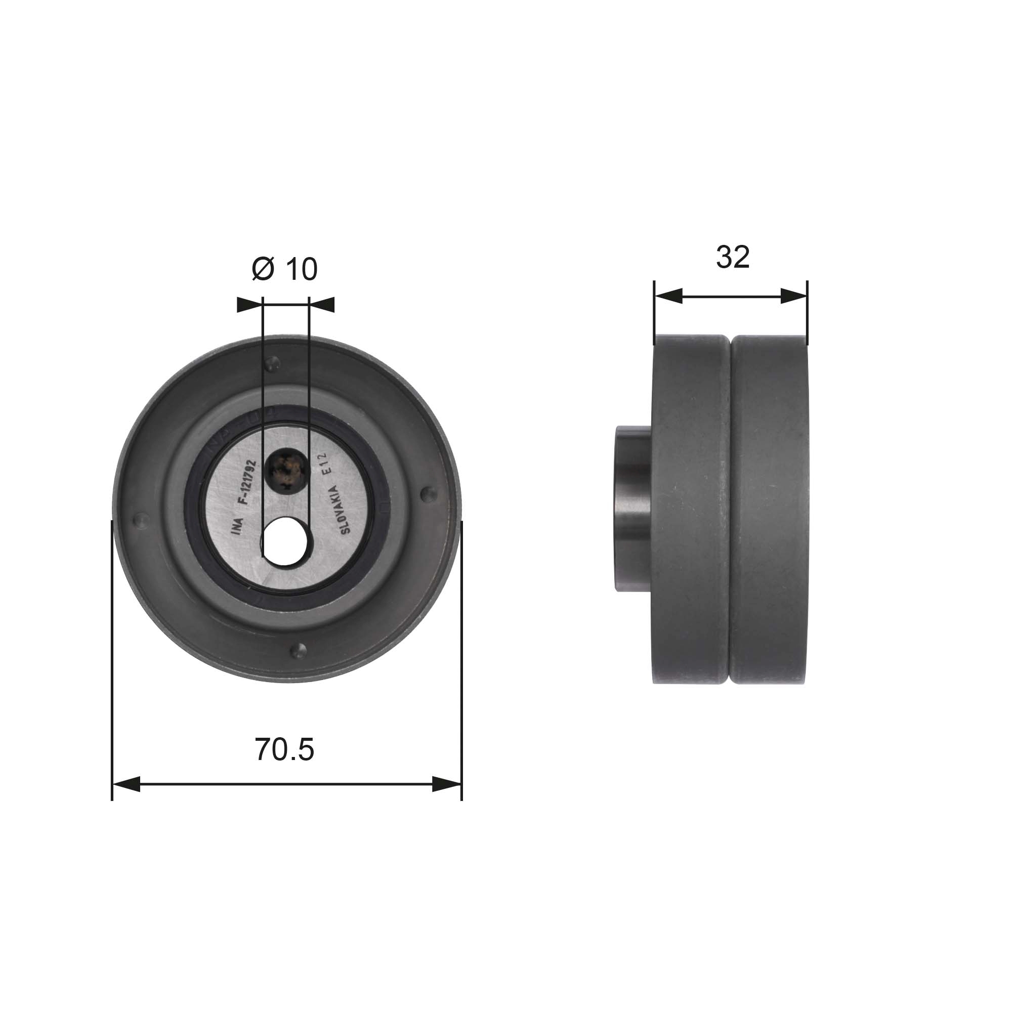 Spanrol distributieriem Gates T41141