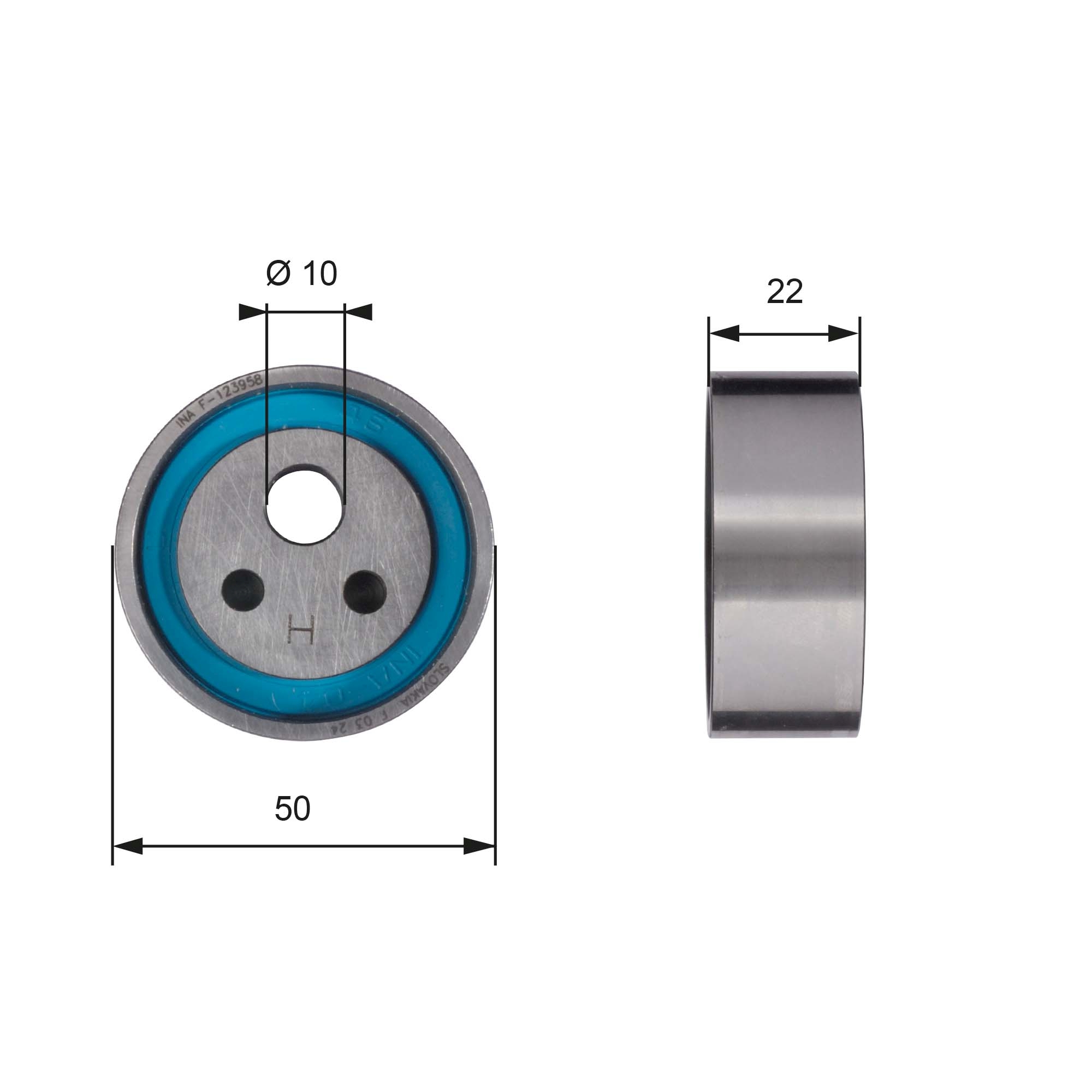 Spanrol distributieriem Gates T41154