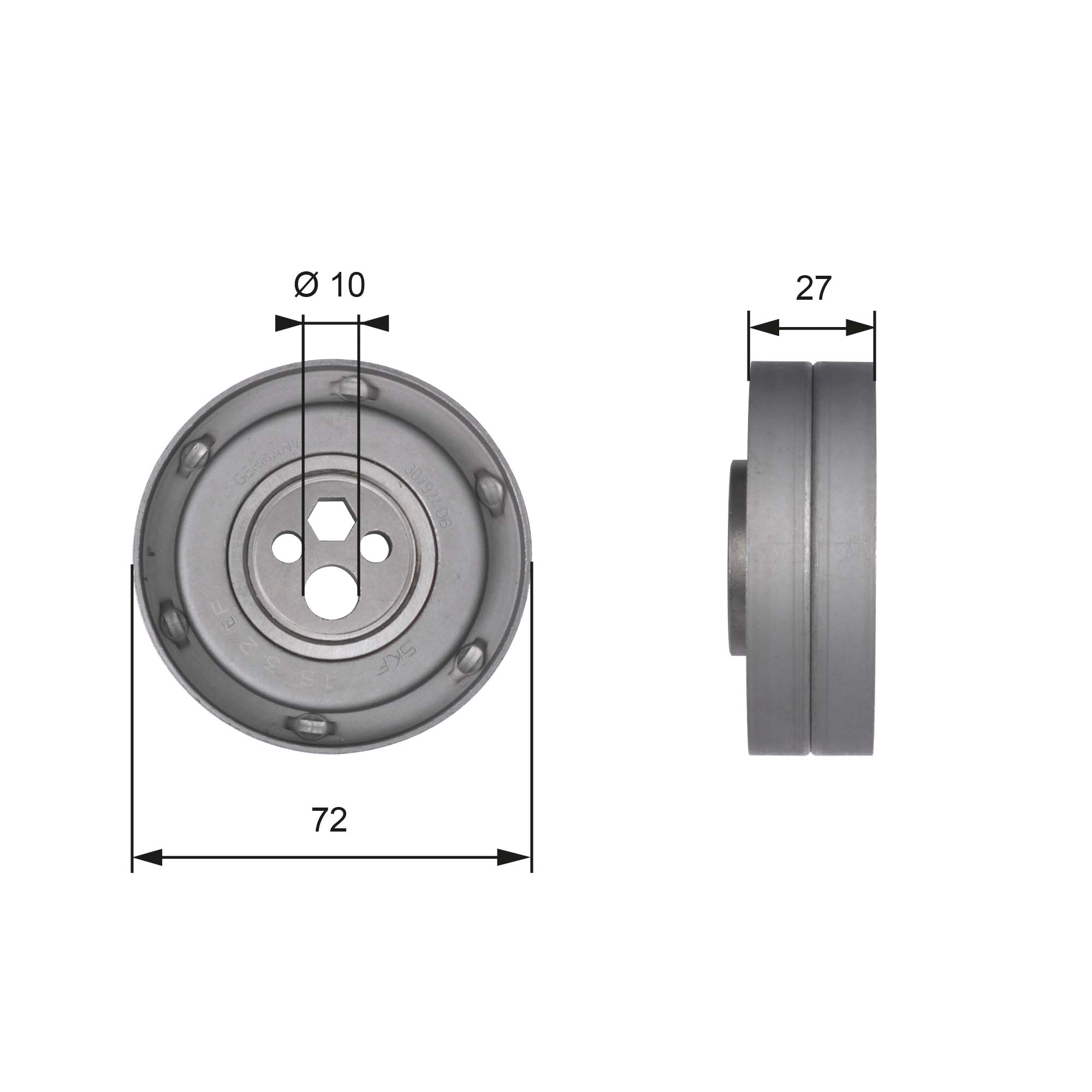 Spanrol distributieriem Gates T41216