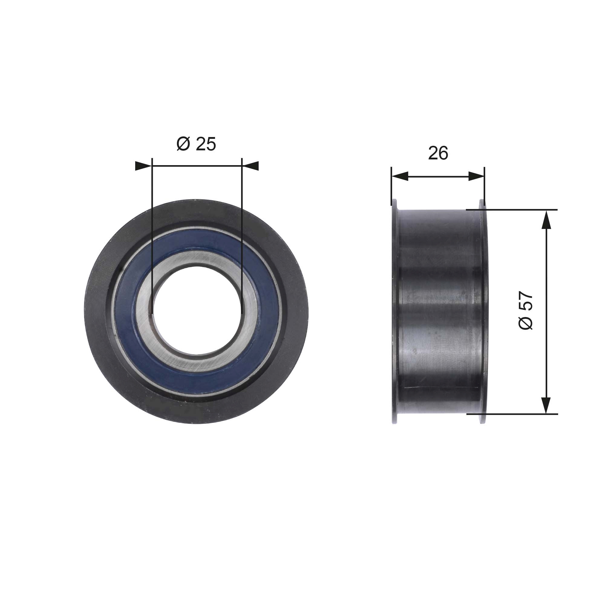 Spanrol distributieriem Gates T41242