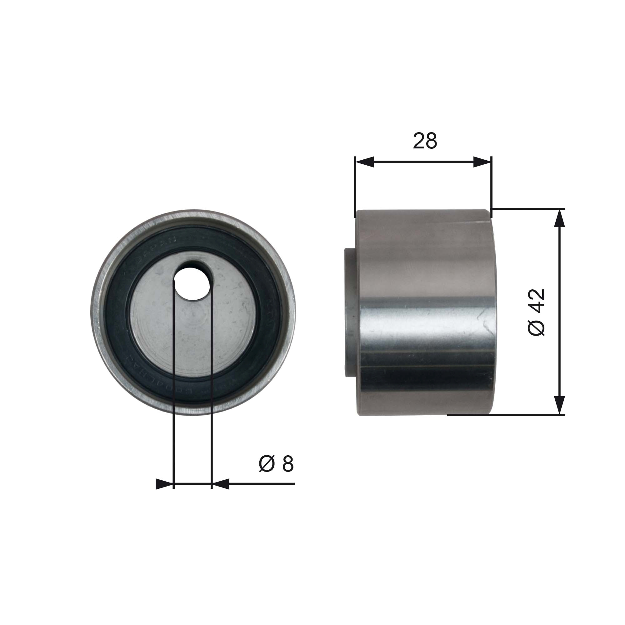 Spanrol distributieriem Gates T41305