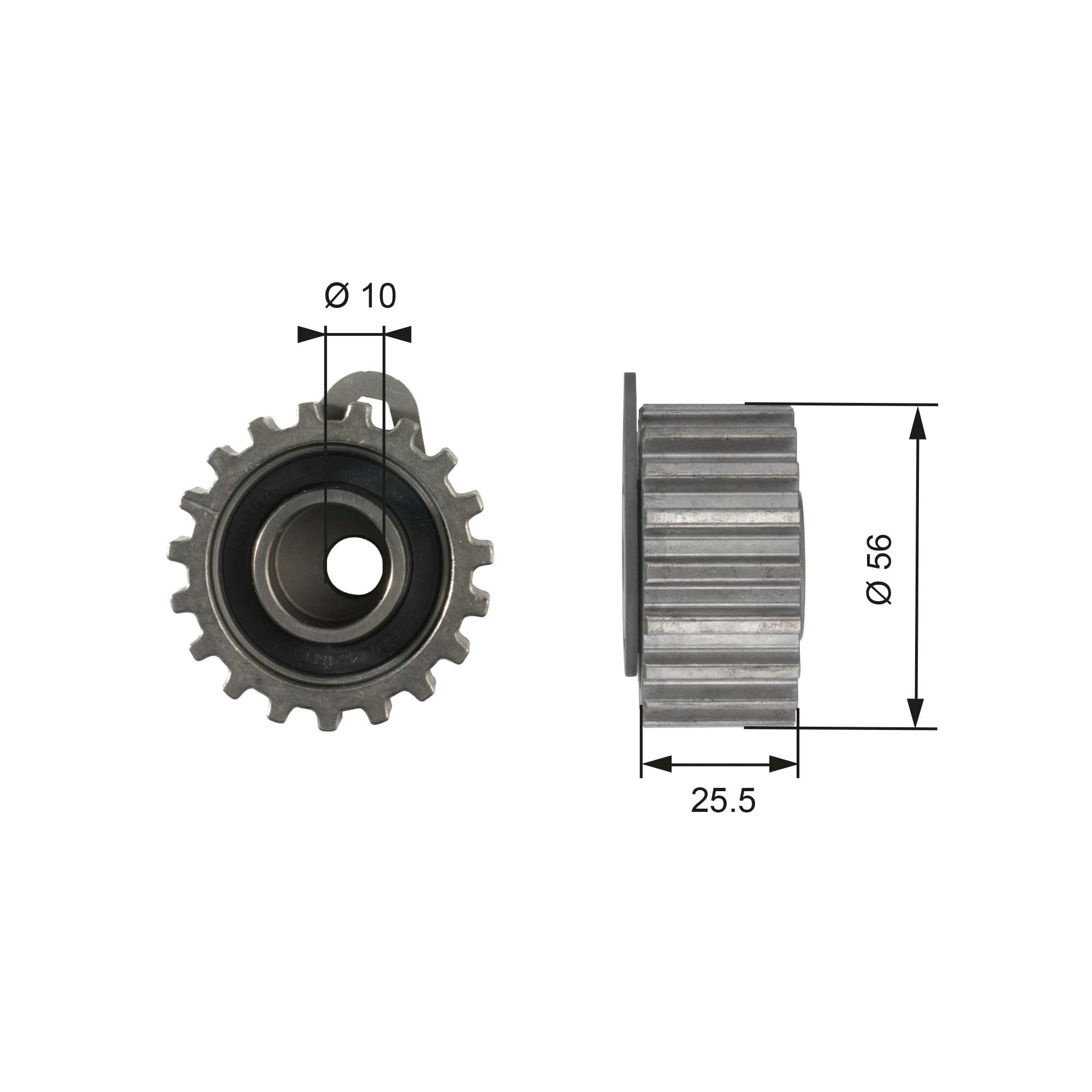 Spanrol distributieriem Gates T42073