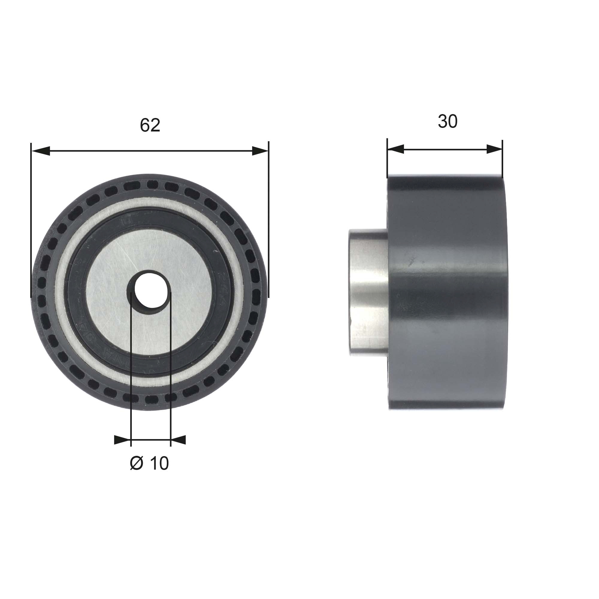 Geleiderol distributieriem Gates T42198