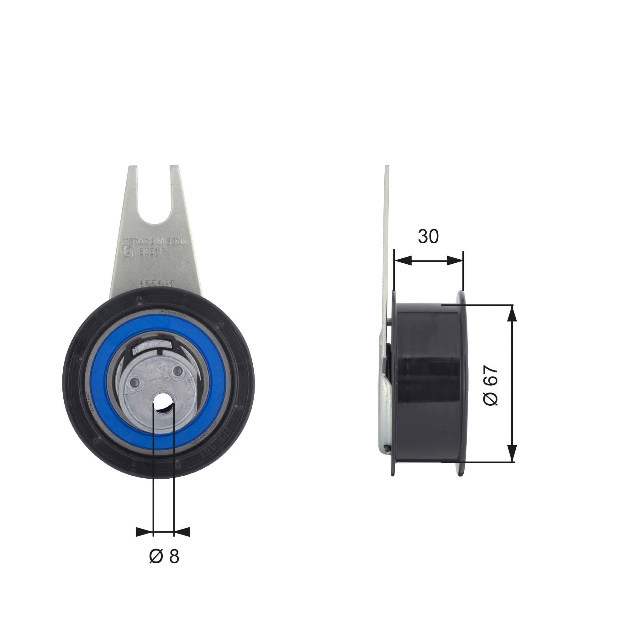 Spanrol distributieriem Gates T43041