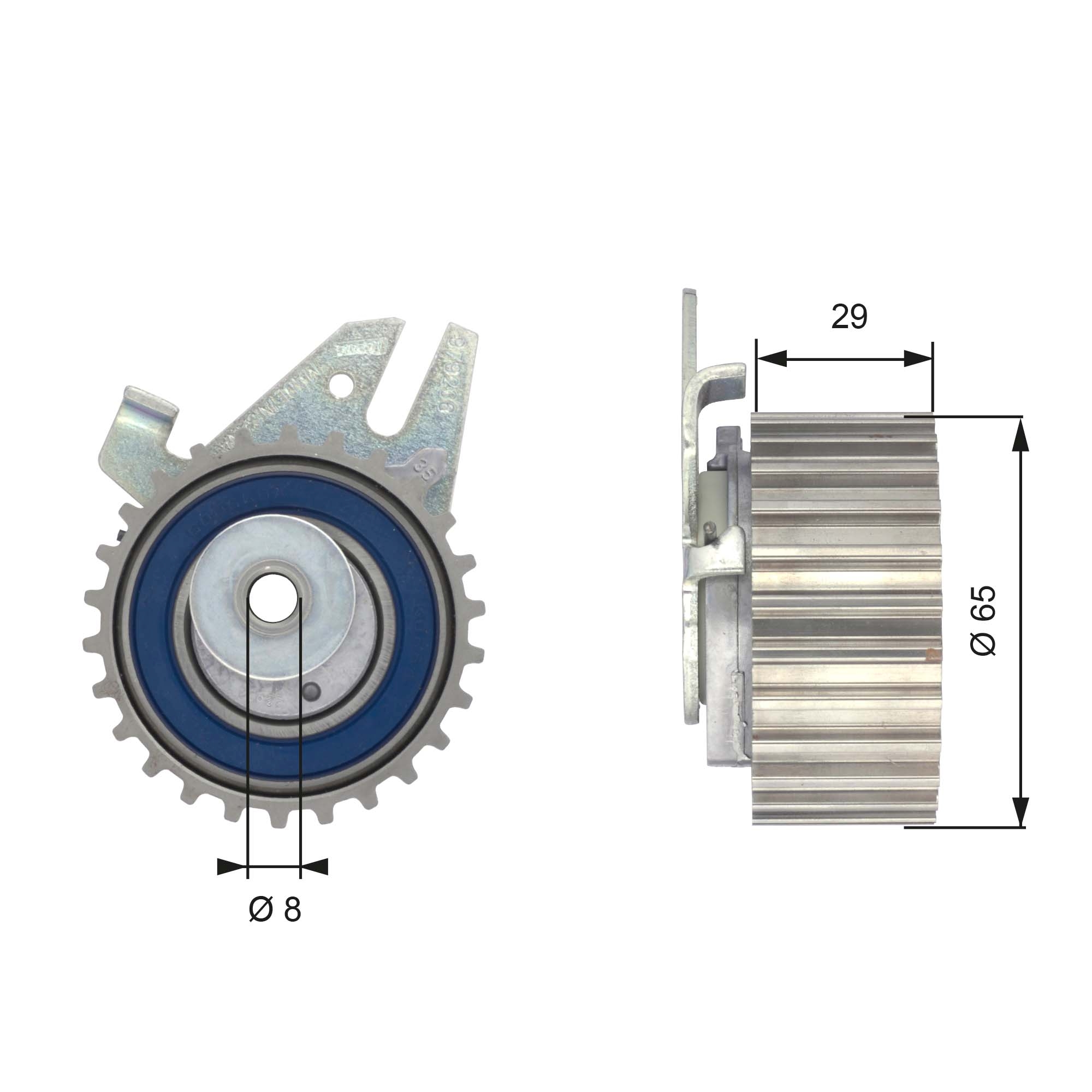 Spanrol distributieriem Gates T43043