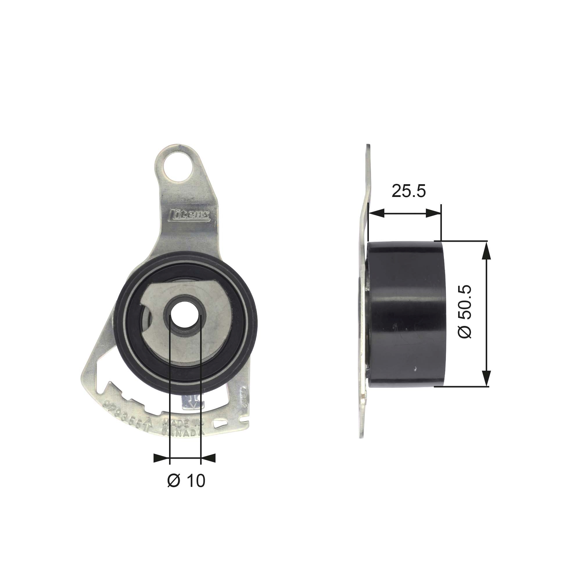 Spanrol distributieriem Gates T43056