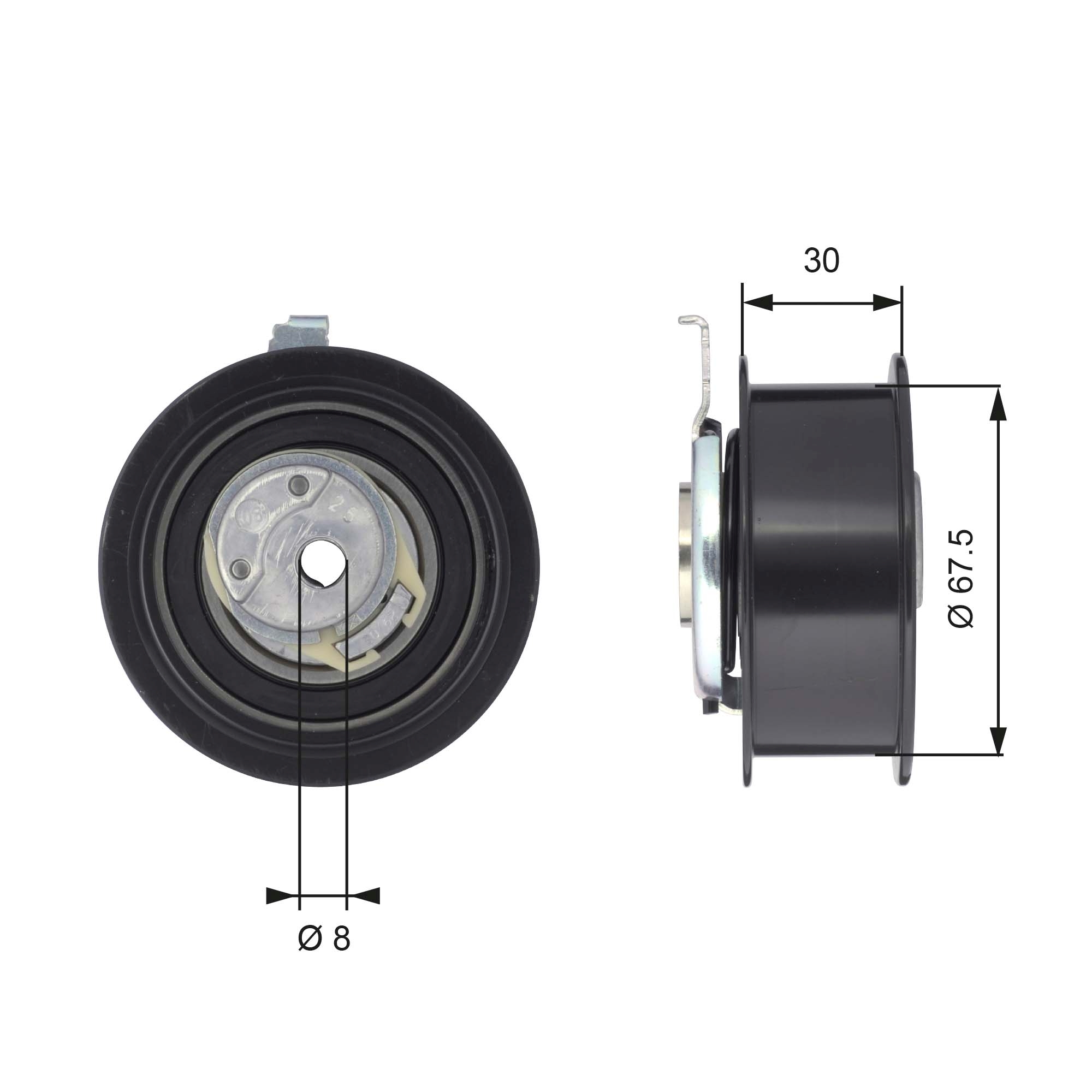 Spanrol distributieriem Gates T43062