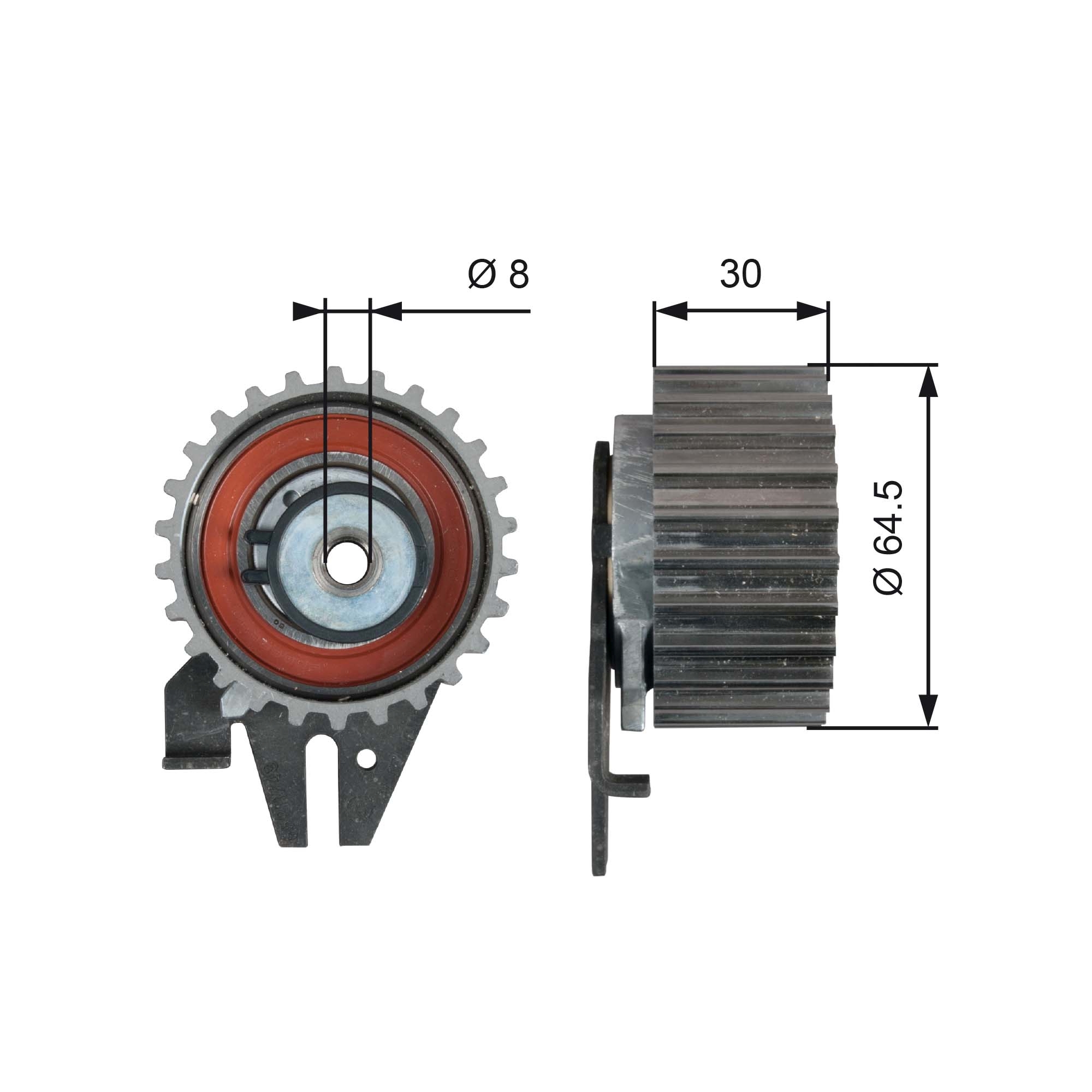 Spanrol distributieriem Gates T43239