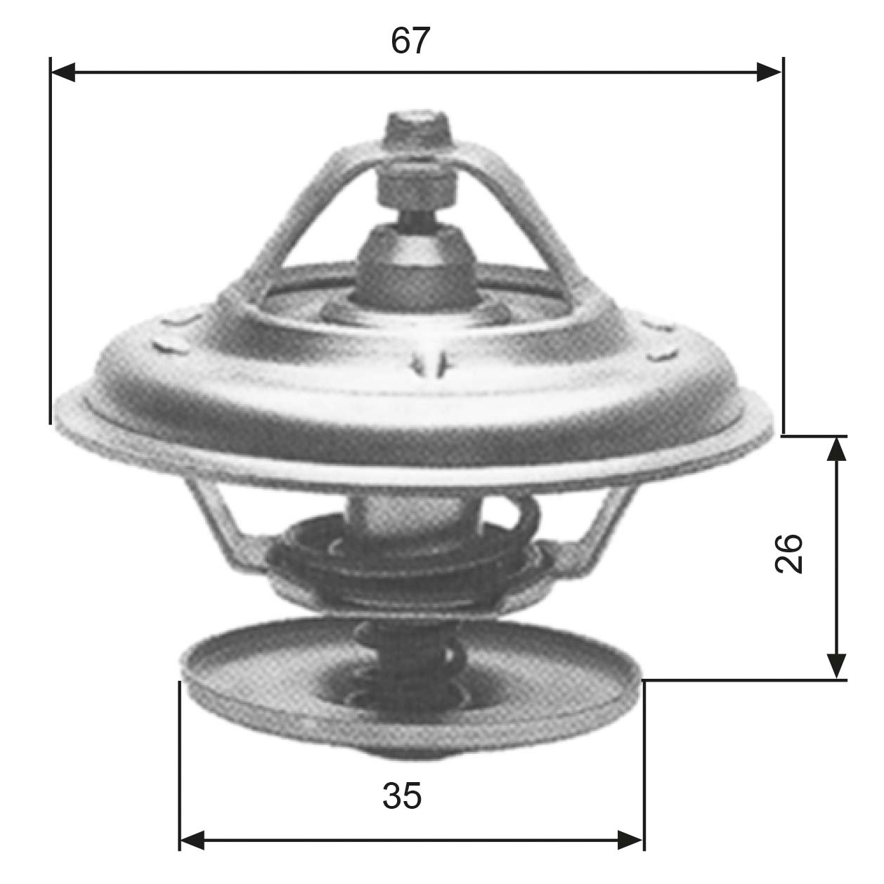 Thermostaat Gates TH11680G1