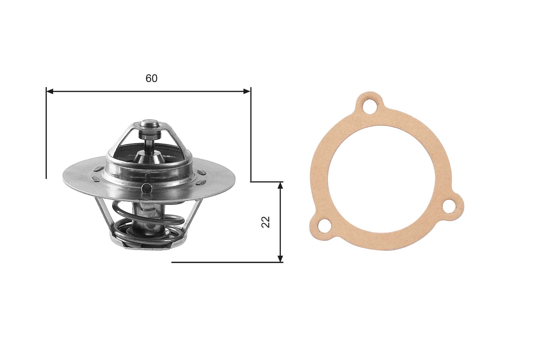 Thermostaat Gates TH12480G1