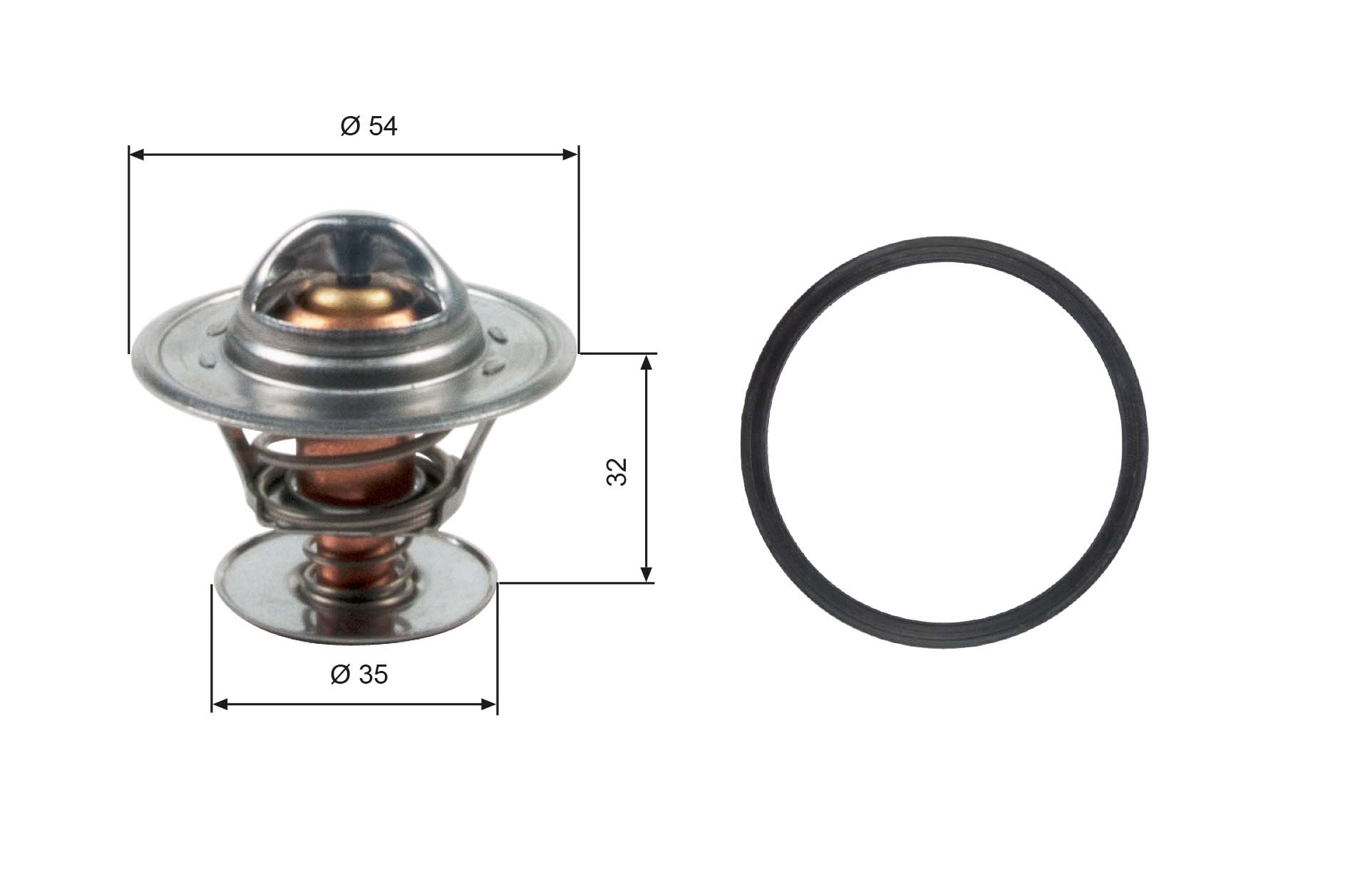 Thermostaat Gates TH13684G1