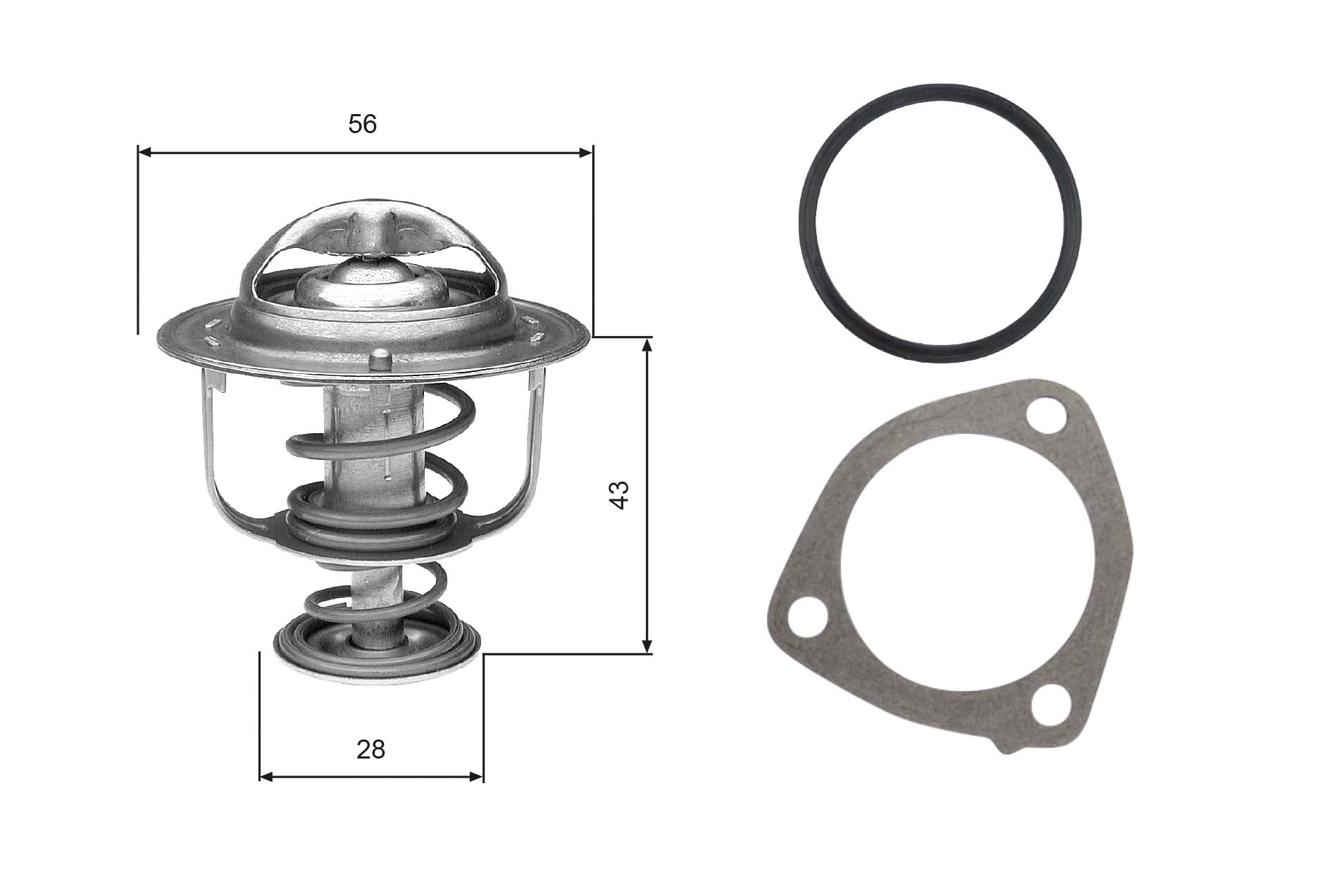 Thermostaat Gates TH31276G1