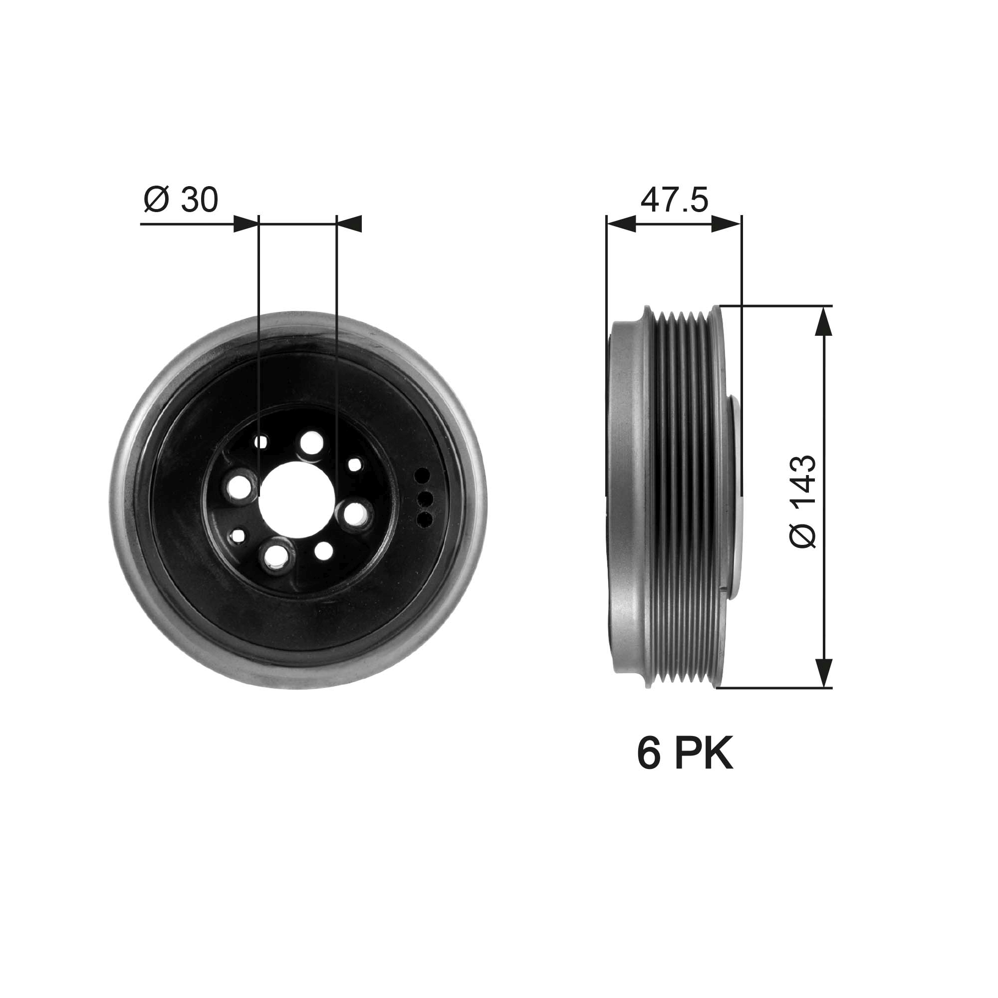 Krukaspoelie Gates TVD1003