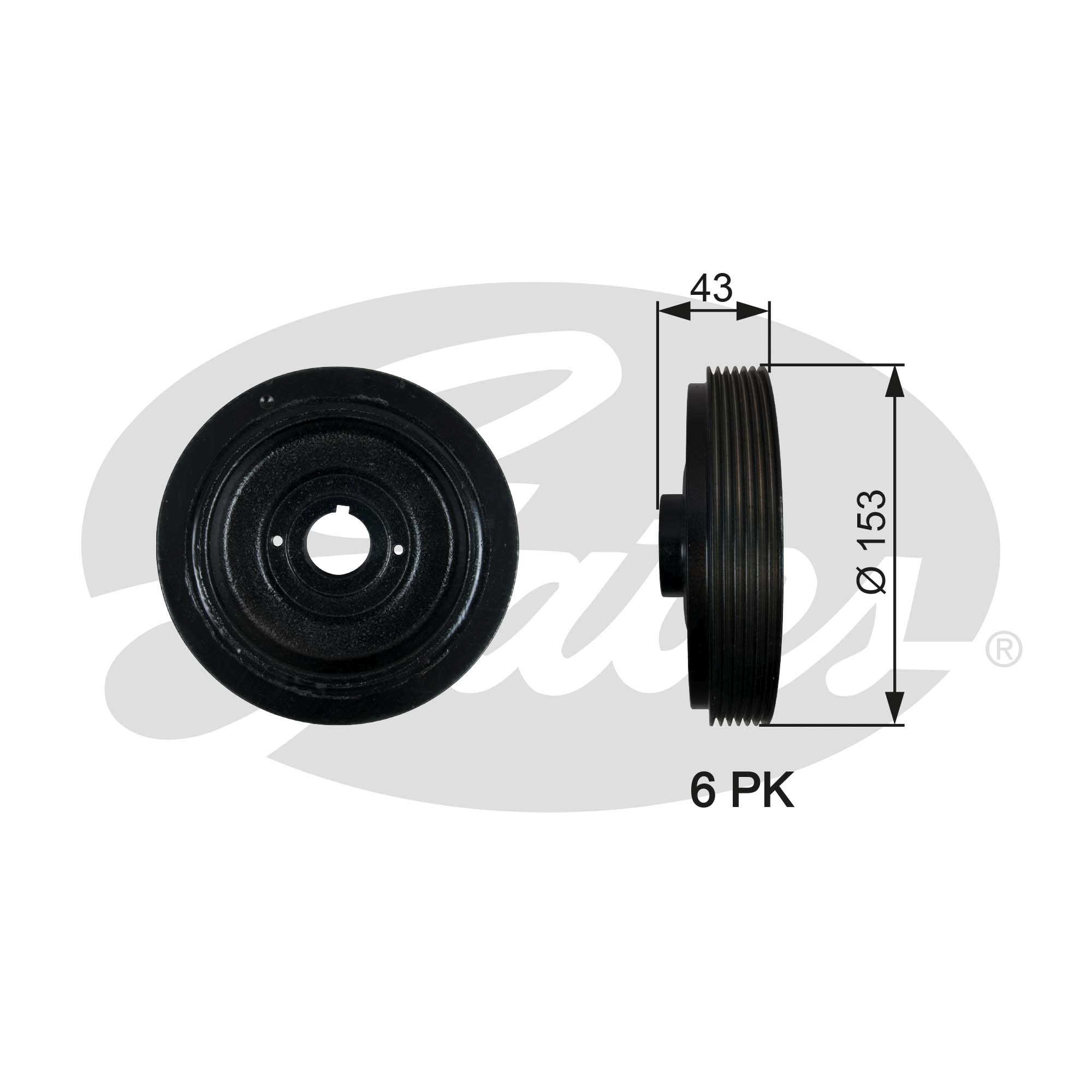 Krukaspoelie Gates TVD1005