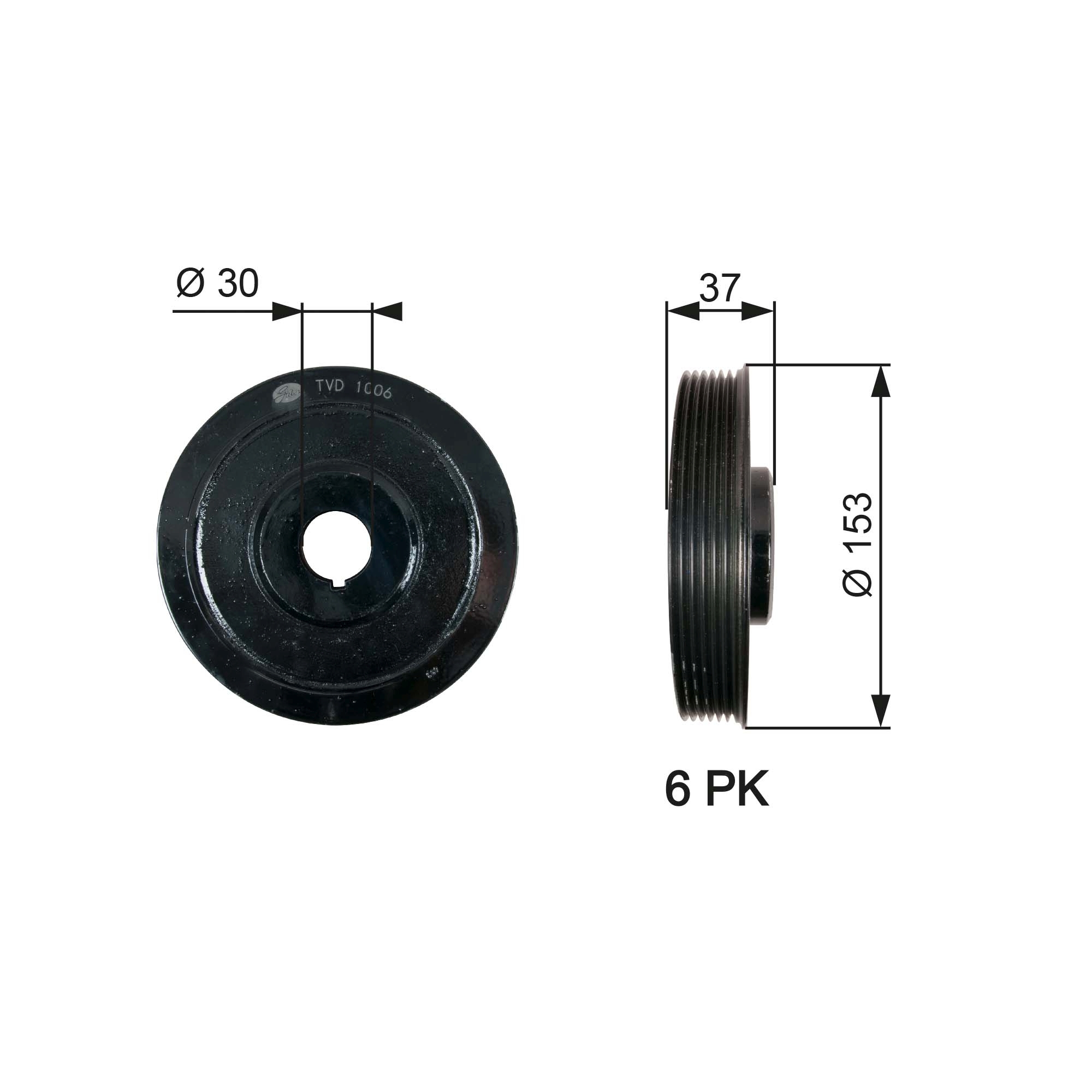 Krukaspoelie Gates TVD1006