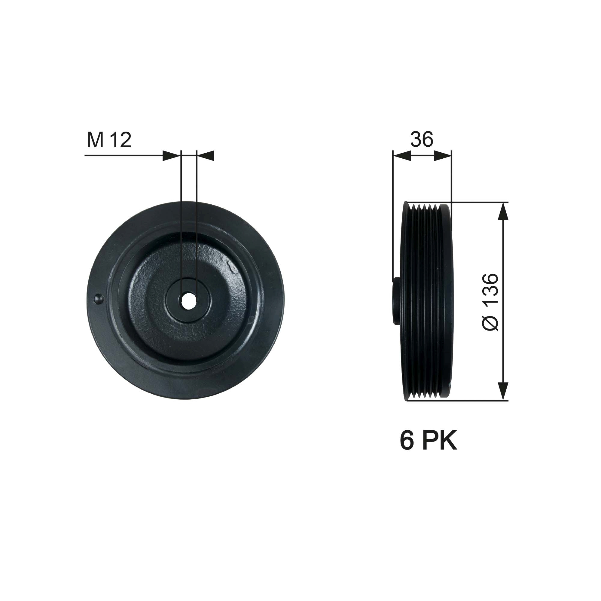 Krukaspoelie Gates TVD1010