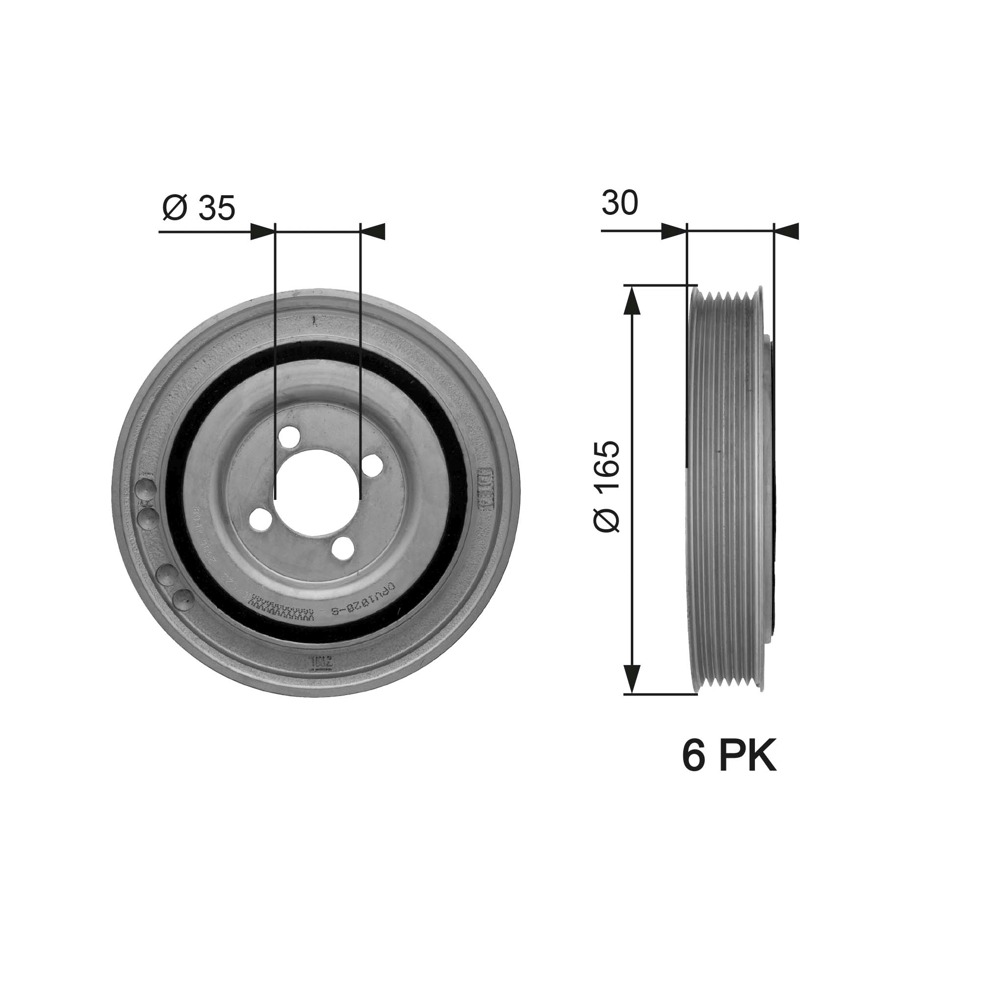 Krukaspoelie Gates TVD1032