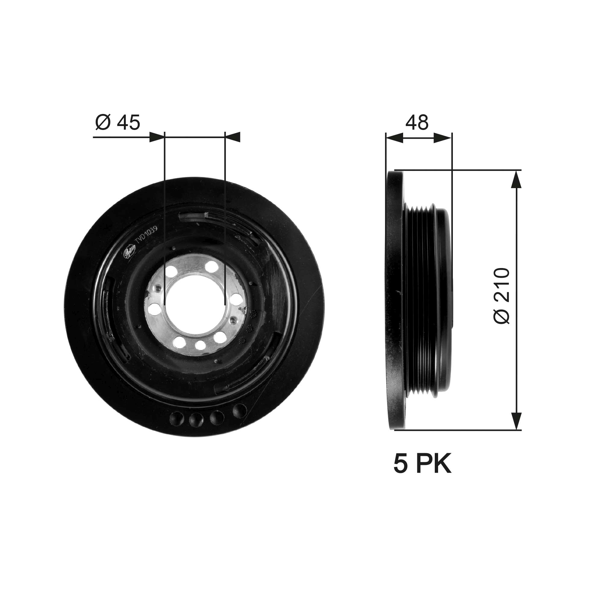 Krukaspoelie Gates TVD1039