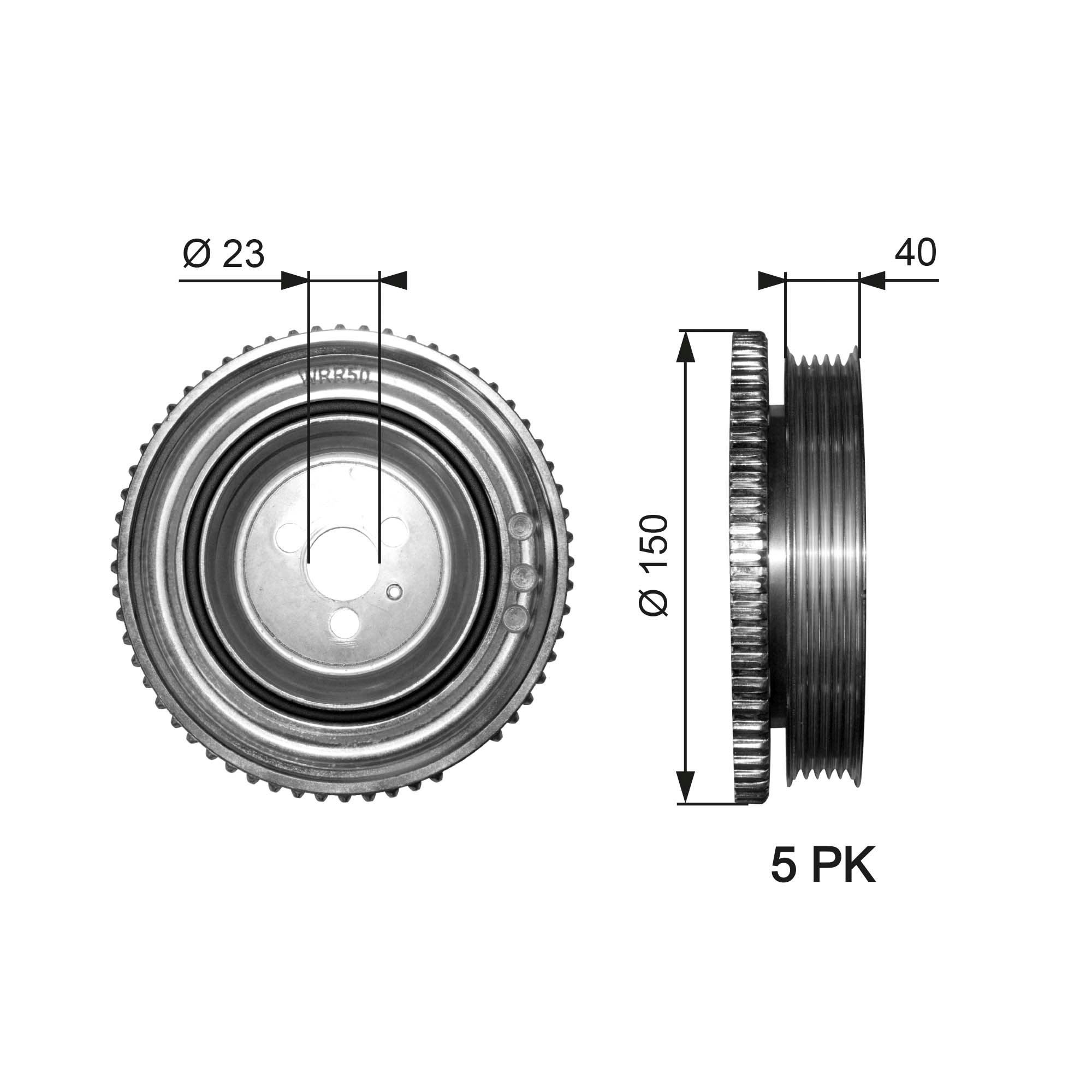 Krukaspoelie Gates TVD1052