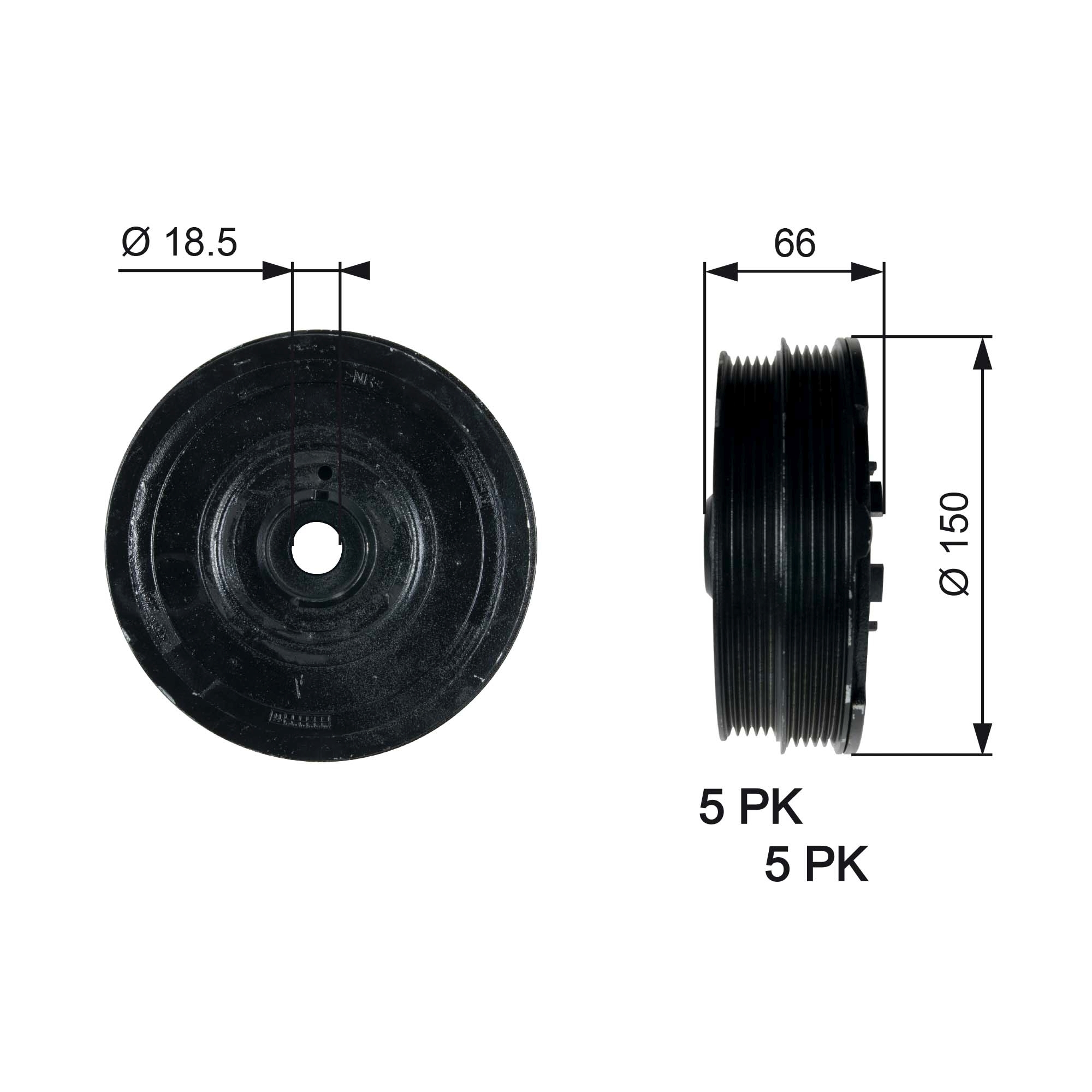 Krukaspoelie Gates TVD1068