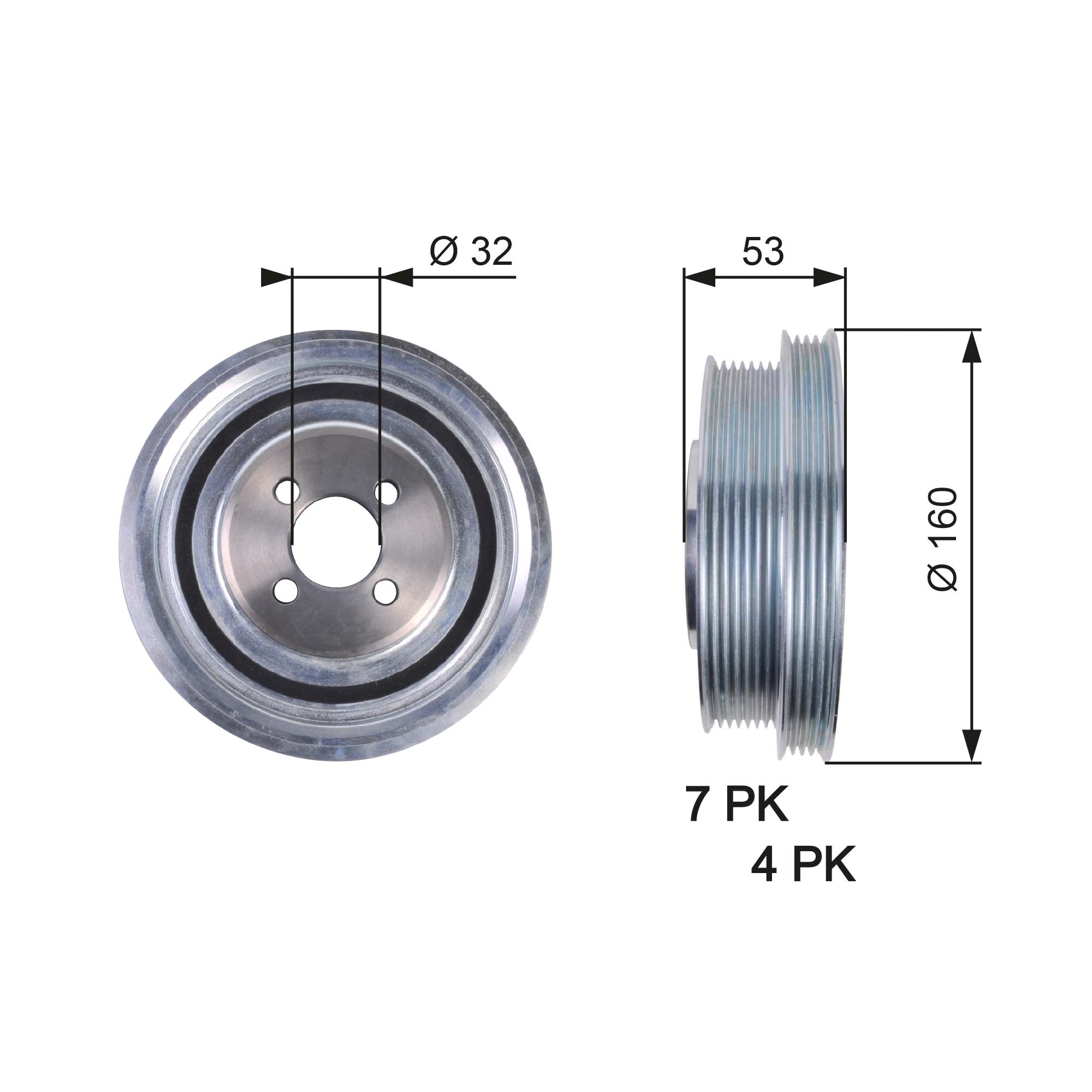 Krukaspoelie Gates TVD1079