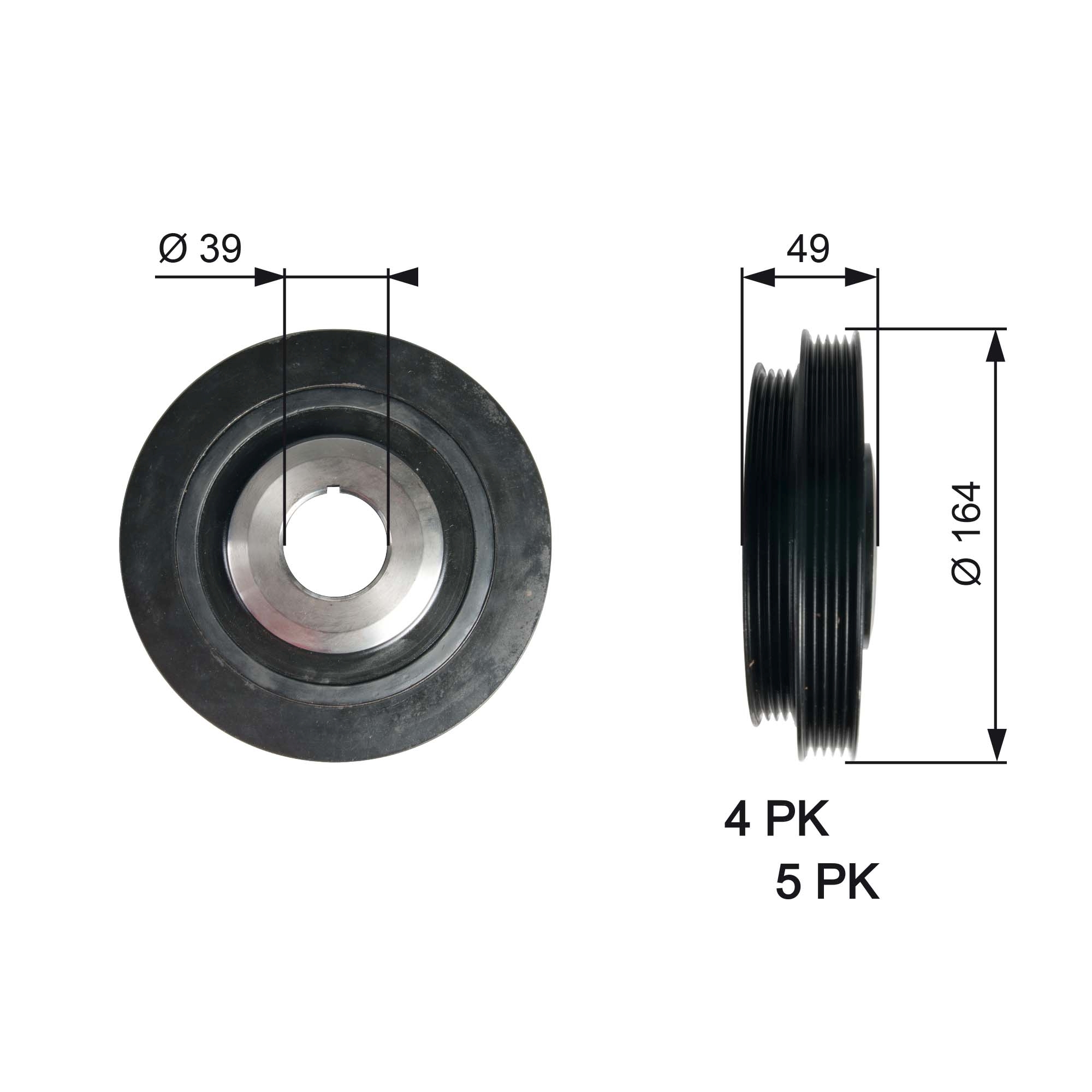 Krukaspoelie Gates TVD1114