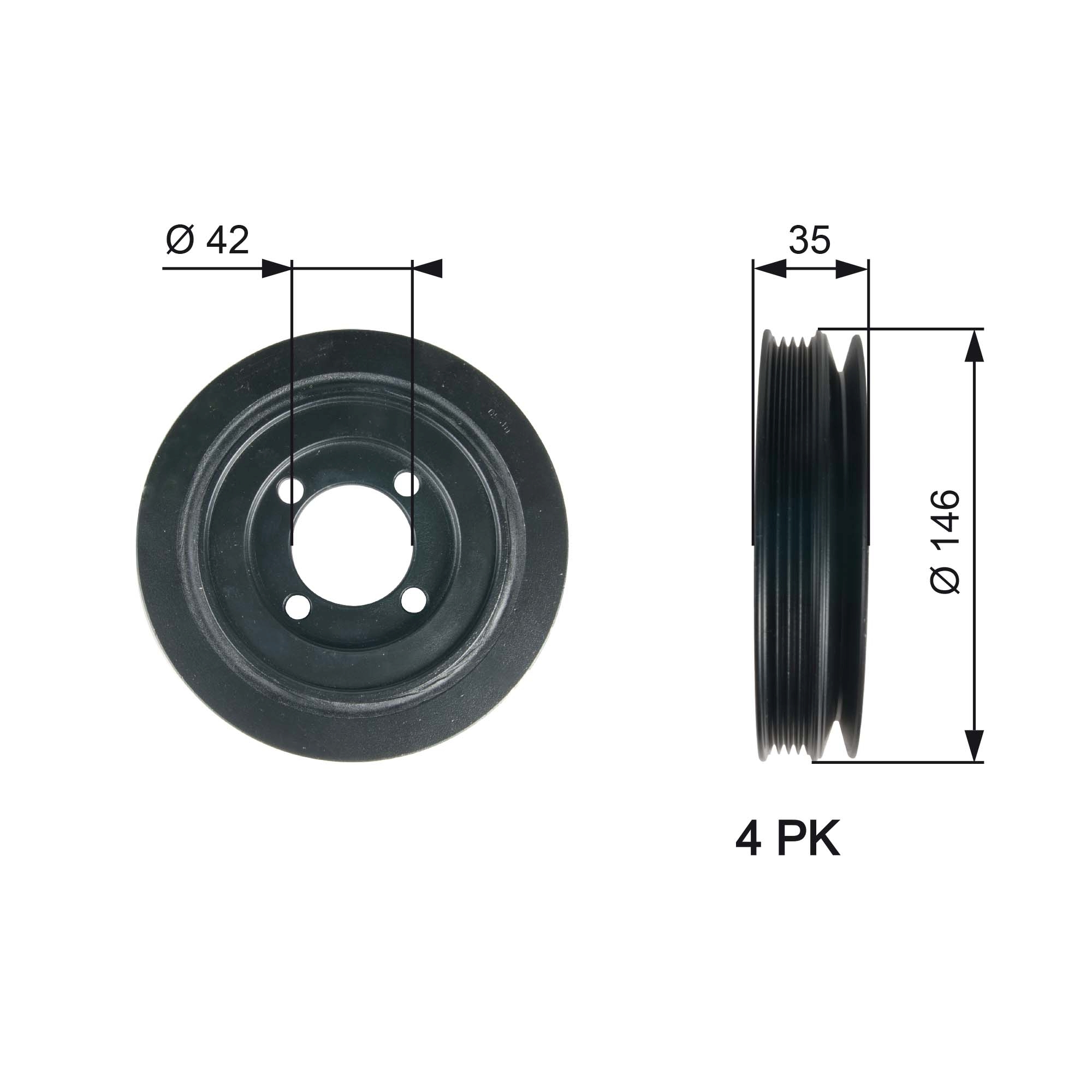 Krukaspoelie Gates TVD1115