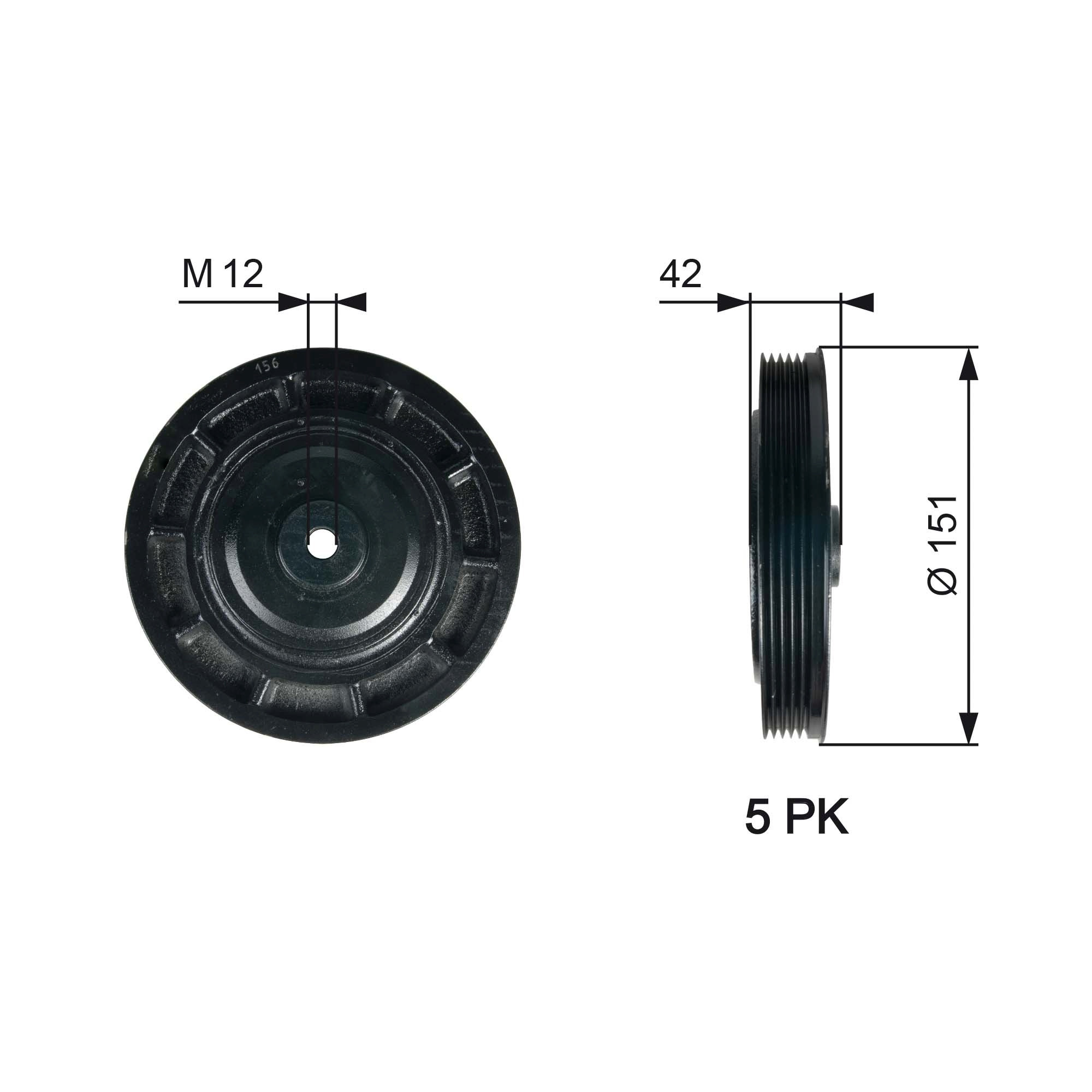 Krukaspoelie Gates TVD1116