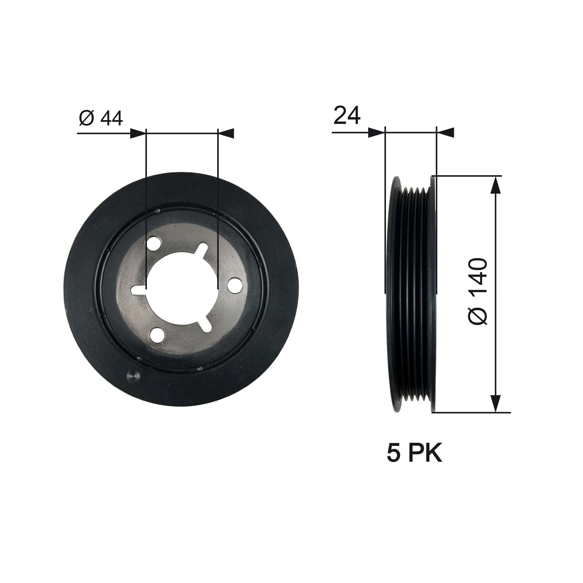 Krukaspoelie Gates TVD1125