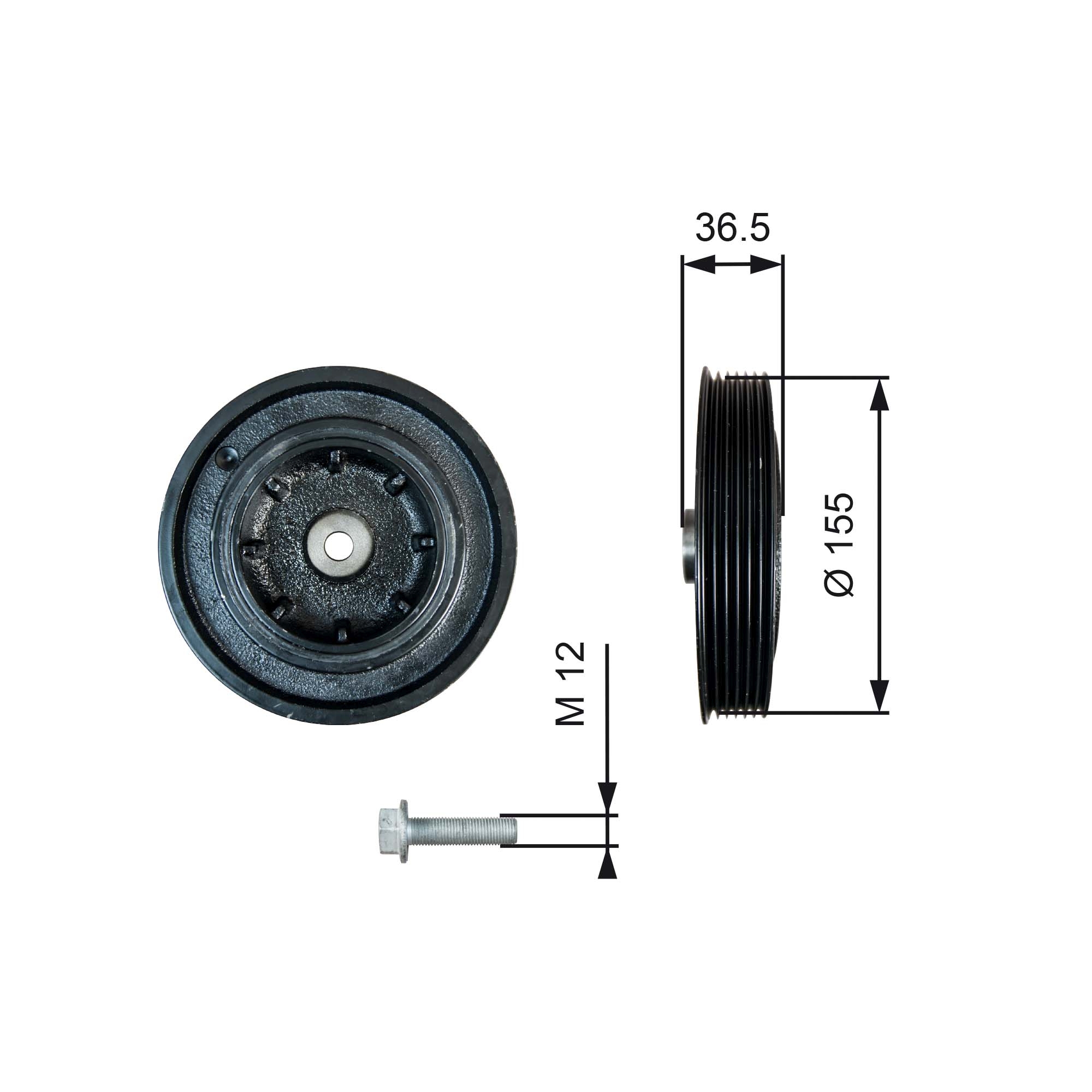 Krukaspoelie Gates TVD1128A