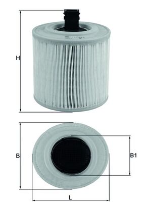 Luchtfilter Knecht LX 3015/14