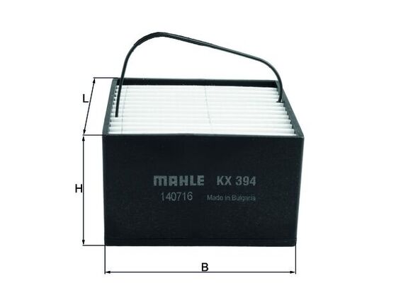 Brandstoffilter Knecht KX 394