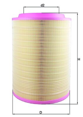 Luchtfilter Knecht LX 2082