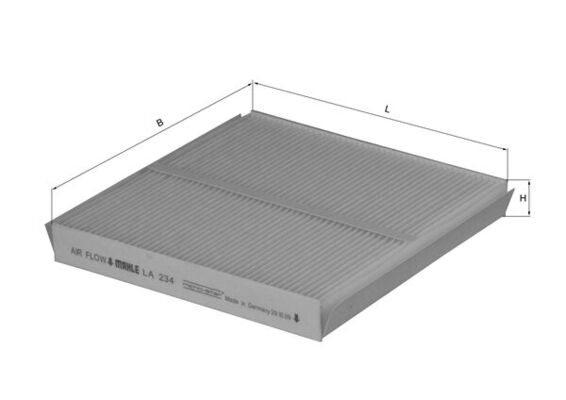 Interieurfilter Knecht LA 234