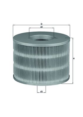 Luchtfilter Knecht LX 2028