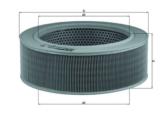 Luchtfilter Knecht LX 284