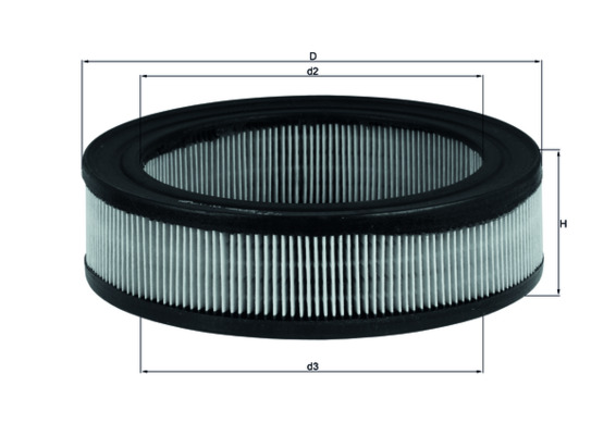 Luchtfilter Knecht LX 167