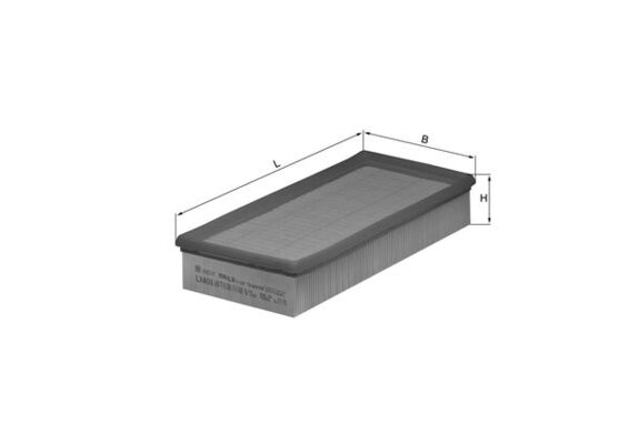 Luchtfilter Knecht LX 408