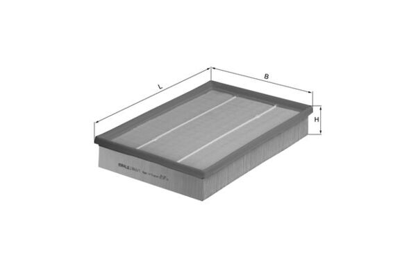 Luchtfilter Knecht LX 460/1