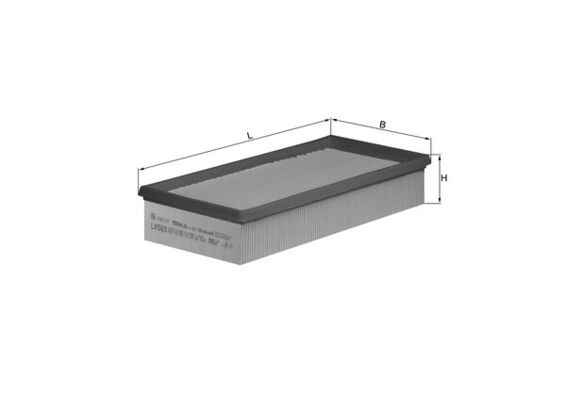 Luchtfilter Knecht LX 583