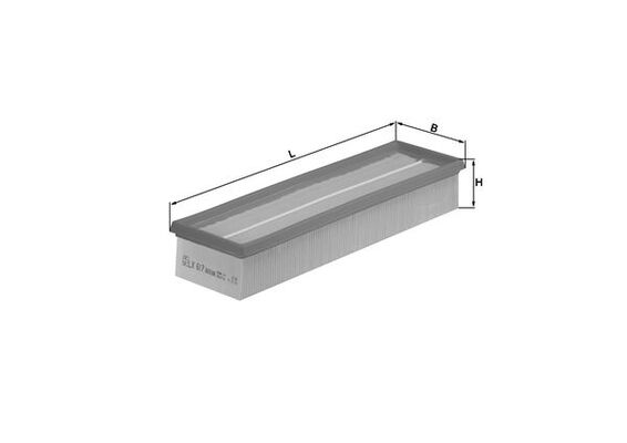 Luchtfilter Knecht LX 617