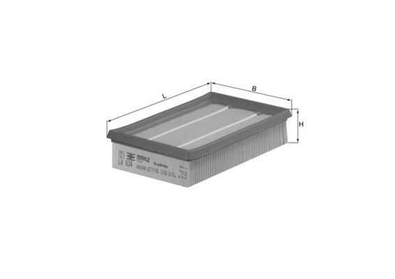 Luchtfilter Knecht LX 624