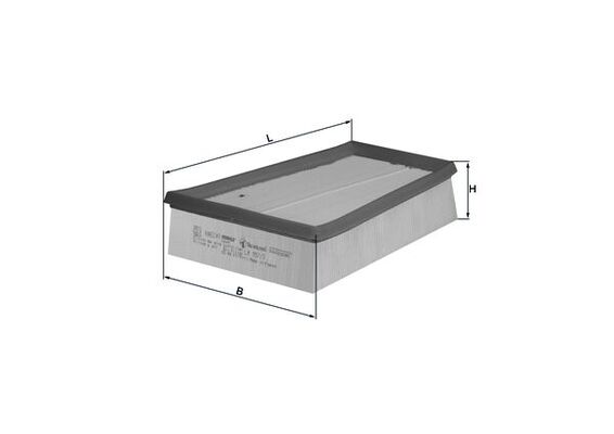 Luchtfilter Knecht LX 957/3