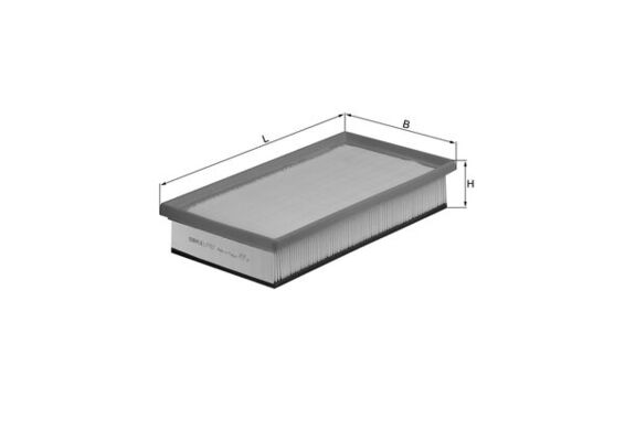 Luchtfilter Knecht LX 1027