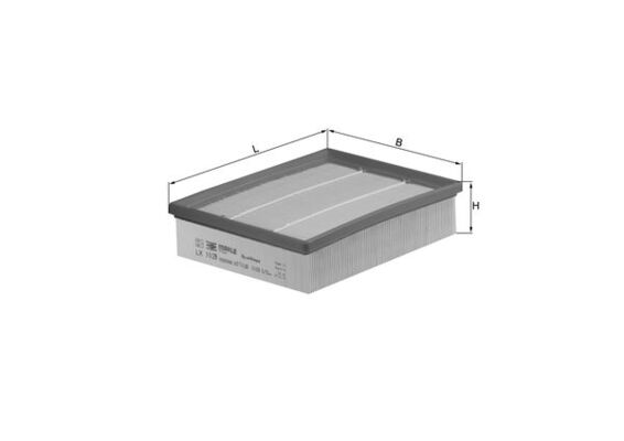 Luchtfilter Knecht LX 1029