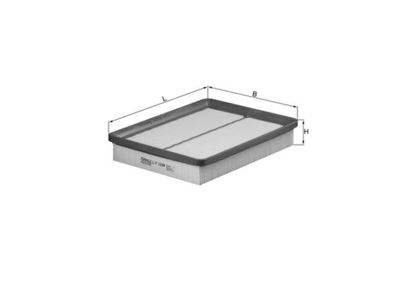 Luchtfilter Knecht LX 1039